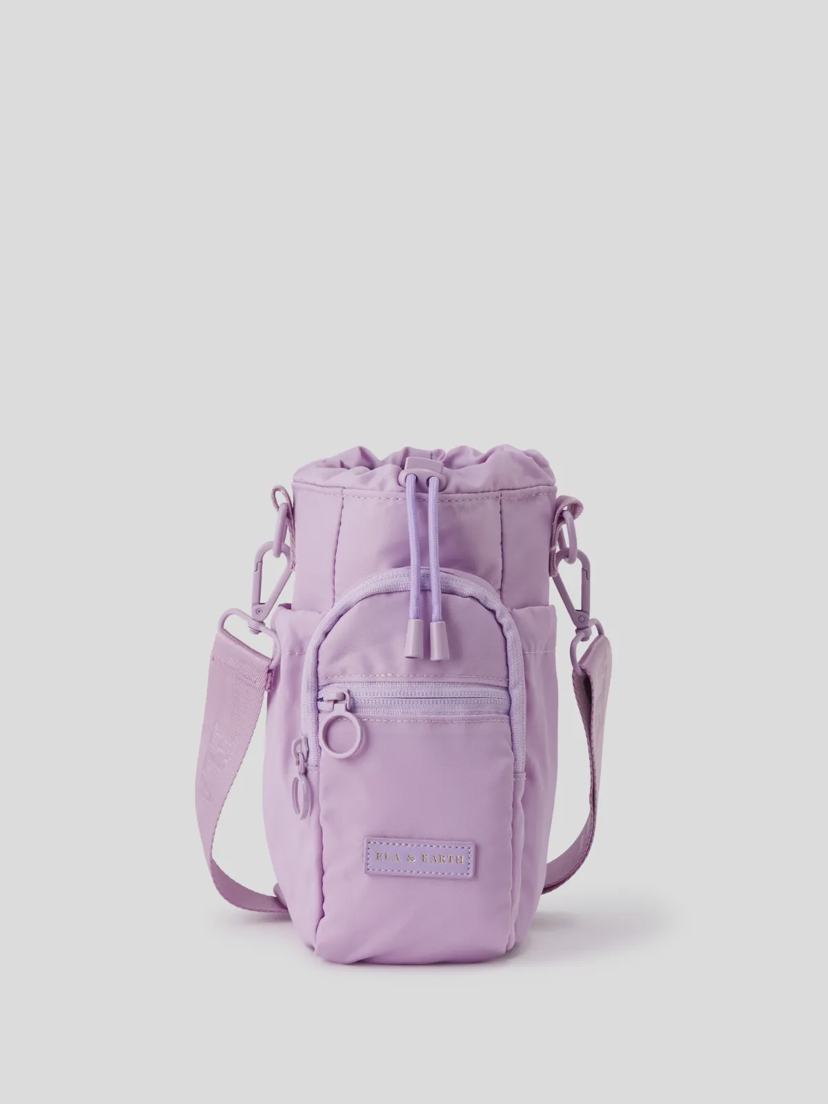Lilac - Water Bottle Bag & 1 Litre Water Bottle Set