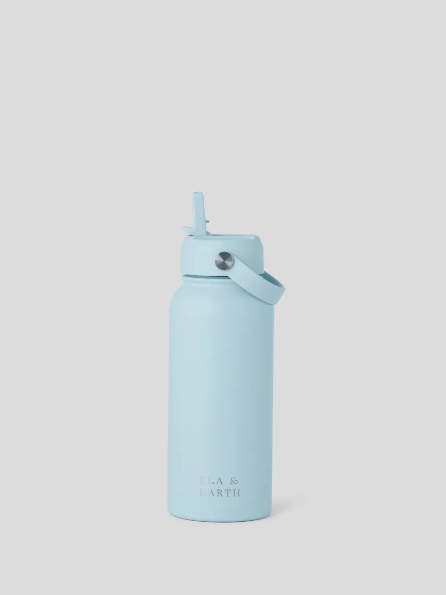 Lilac - Water Bottle Bag & 1 Litre Water Bottle Set
