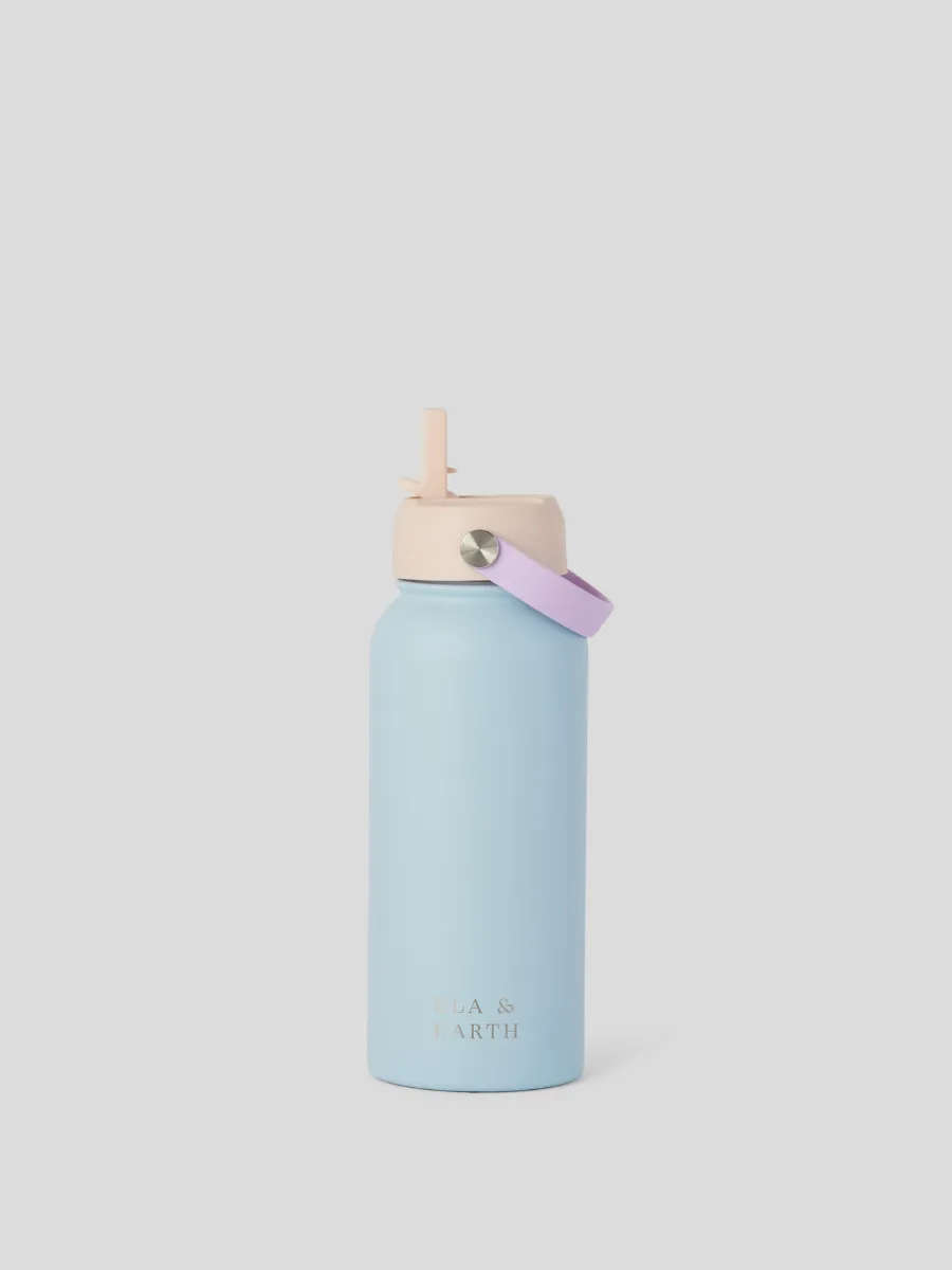 Lilac - Water Bottle Bag & 1 Litre Water Bottle Set