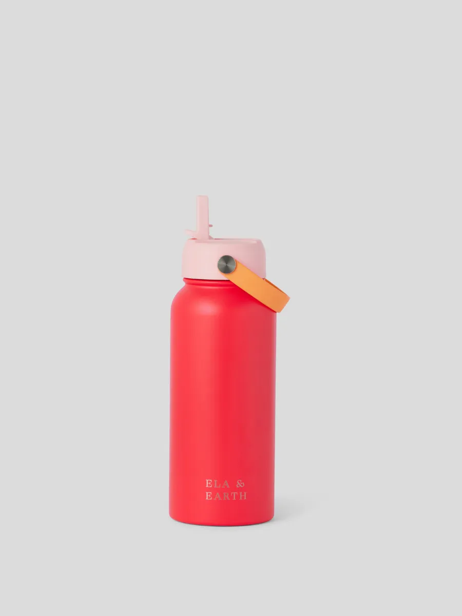 Lilac - Water Bottle Bag & 1 Litre Water Bottle Set