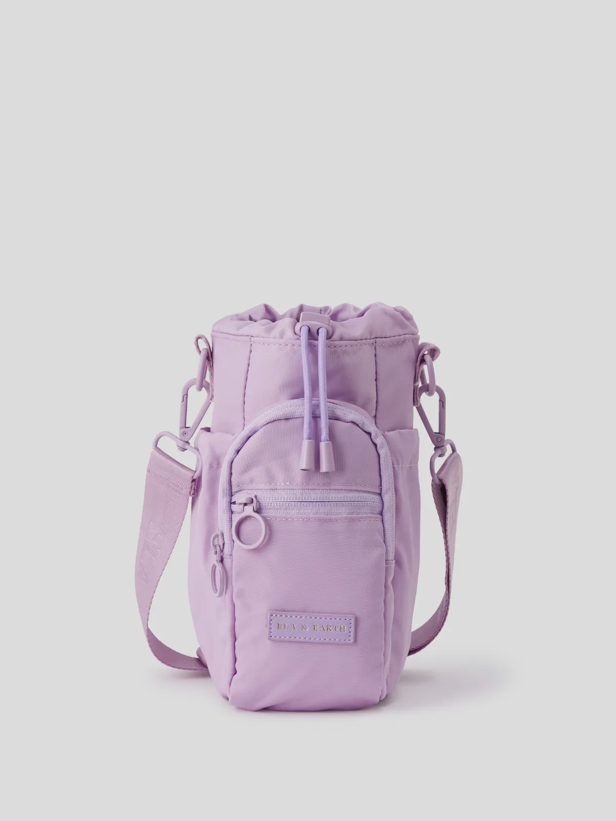 Lilac - Water Bottle Bag & 1 Litre Water Bottle Set