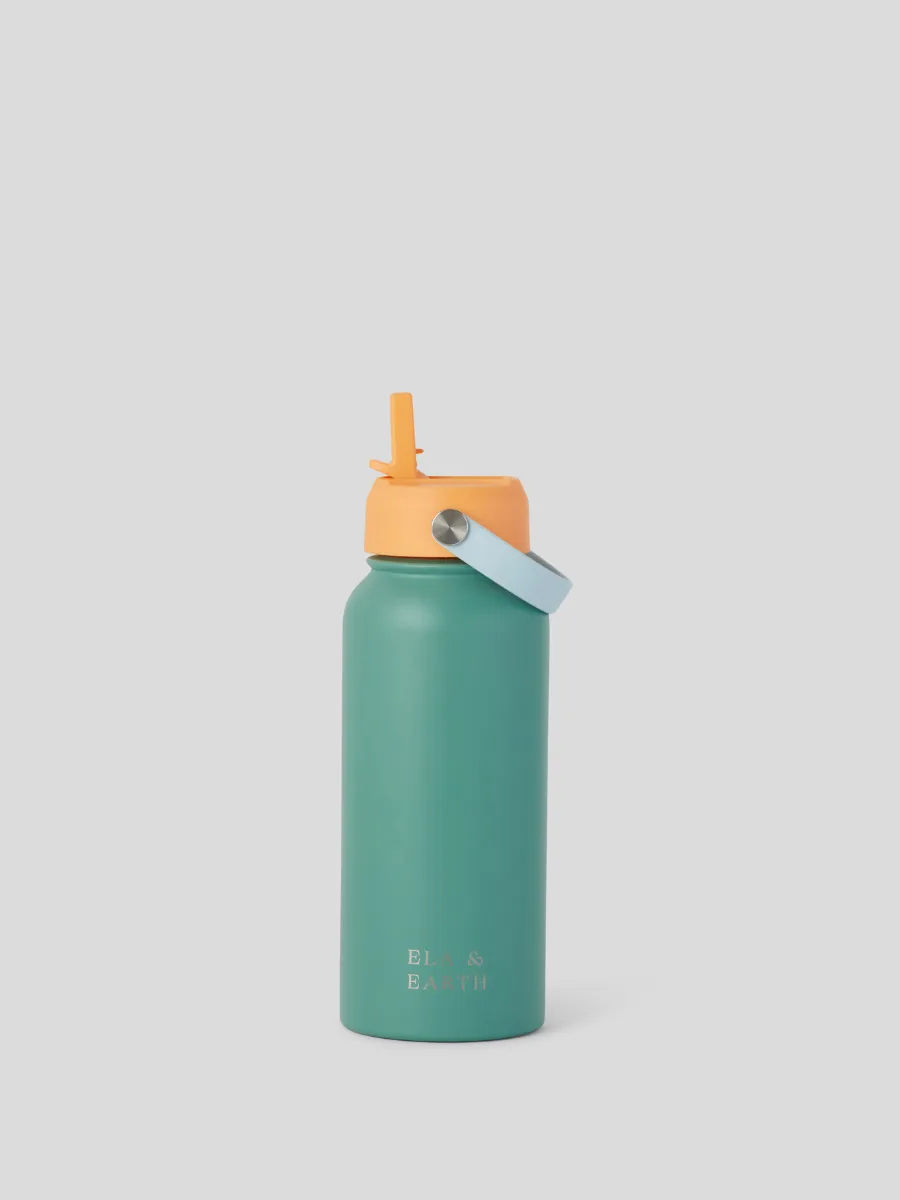Lilac - Water Bottle Bag & 1 Litre Water Bottle Set