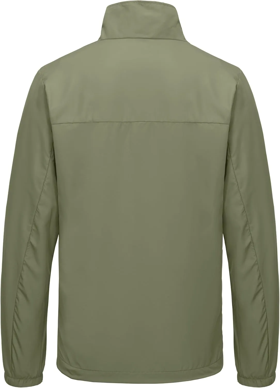 Little Donkey Andy Men’s Lightweight Breathable Windbreaker Golf Jacket UPF50  Windproof Outdoor Running Coat