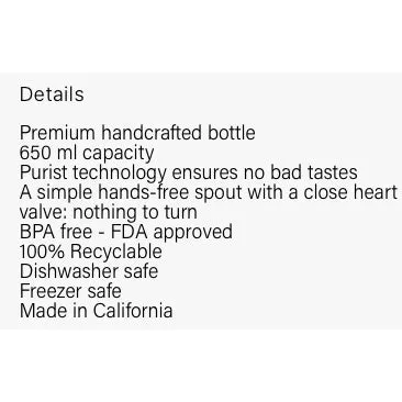 MAAP Evade Bottle CLEAR / UNIFORM BLUE