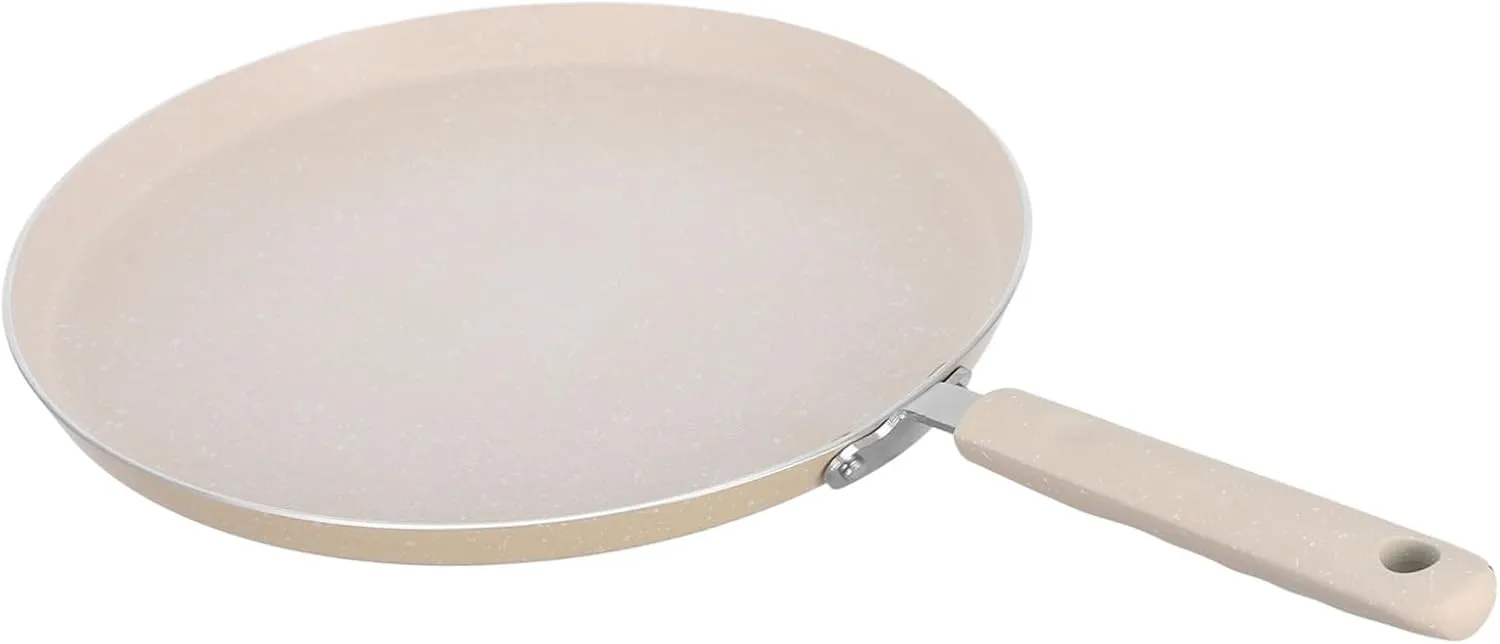MAGICLULU Green Non-stick Pan 10 Inches Cooking Pot Aluminum Camping Cookware Frying Pan Lid for Breakfast