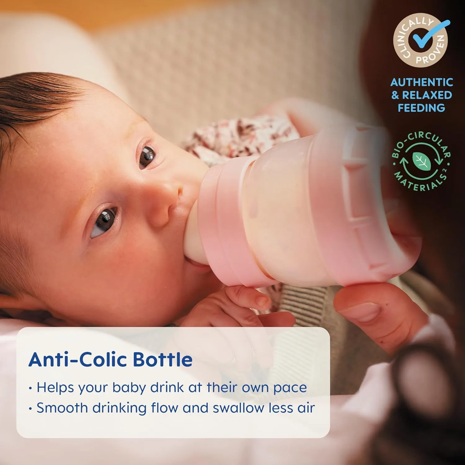 MAM 5oz Easy Start Anti-Colic Baby Bottles, Slow Flow with Bonus Medium Flow Nipple, Reduces Colic, Gas, & Reflux, Easy-to-Clean, BPA-Free, Baby Bottles for Newborns, 0-3 Months