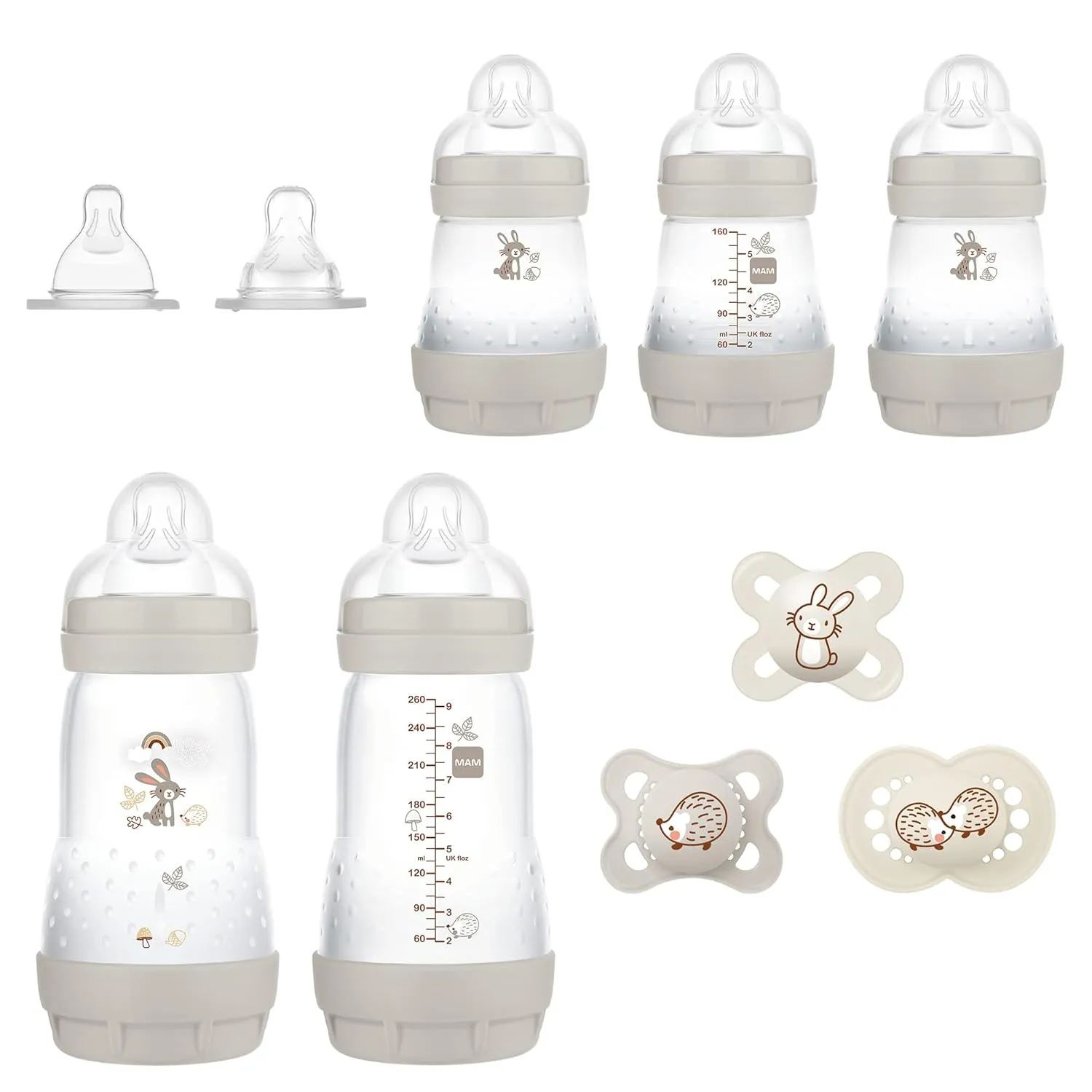 MAM Matte Essentials Gift Set & Original Start Matte Newborn Baby Pacifier