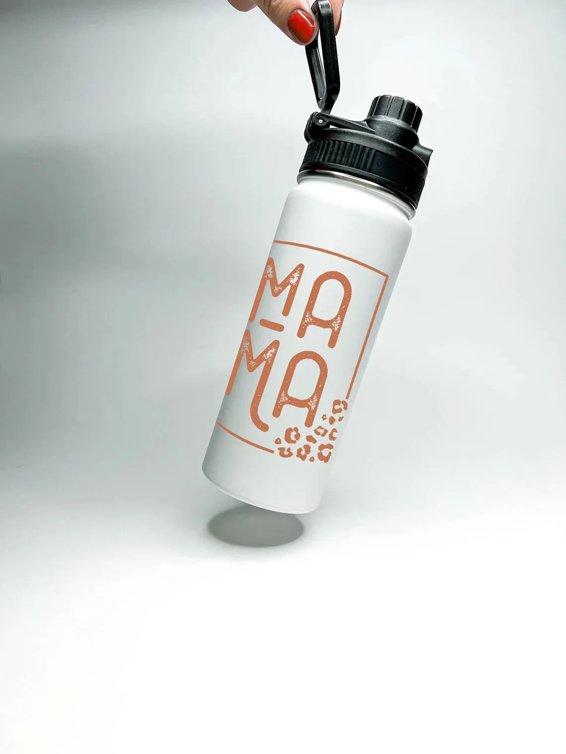 Mama Cheetah print Water Bottle 18/32 oz Stainless Steel Insulated Flasks