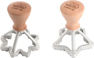 Marcato Cookie Kit, Star Mould 65mm   Flower Cutter 70mm