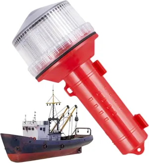 Marine Flares, Marine Safety Strobe Light, Waterproof Electronic Boat Distress Flare, Solar Flares Safety Kit For Boats