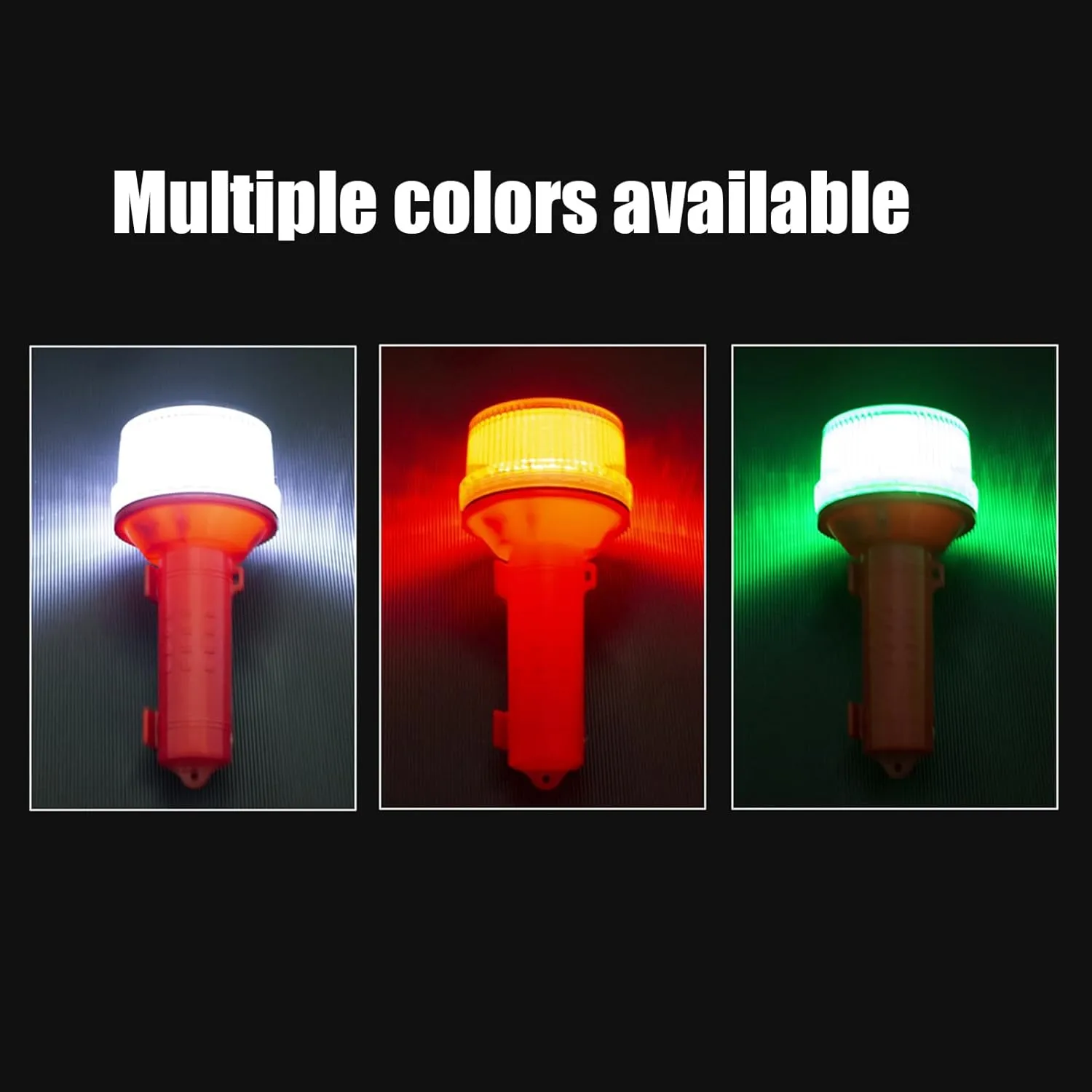 Marine Flares, Marine Safety Strobe Light, Waterproof Electronic Boat Distress Flare, Solar Flares Safety Kit For Boats