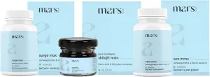 Mars by GHC Performance Plus Combo | Surge Max Caps, Pure Himalayan Shilajit Resin, Black Seed & Natural Sea Moss Capsules | Supports Energy, Stamina & Overall Well-Being | Pack of 1