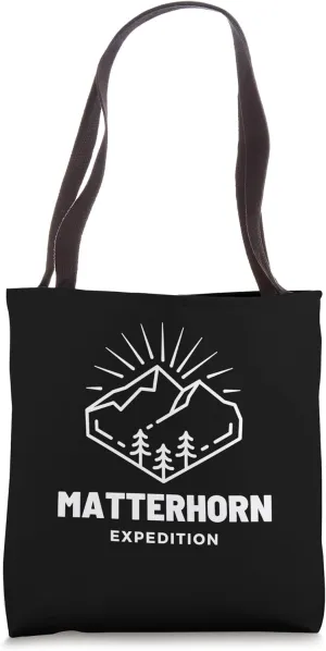 Matterhorn ascent Hörnligrat Switzerland peak Zermatt Tote Bag