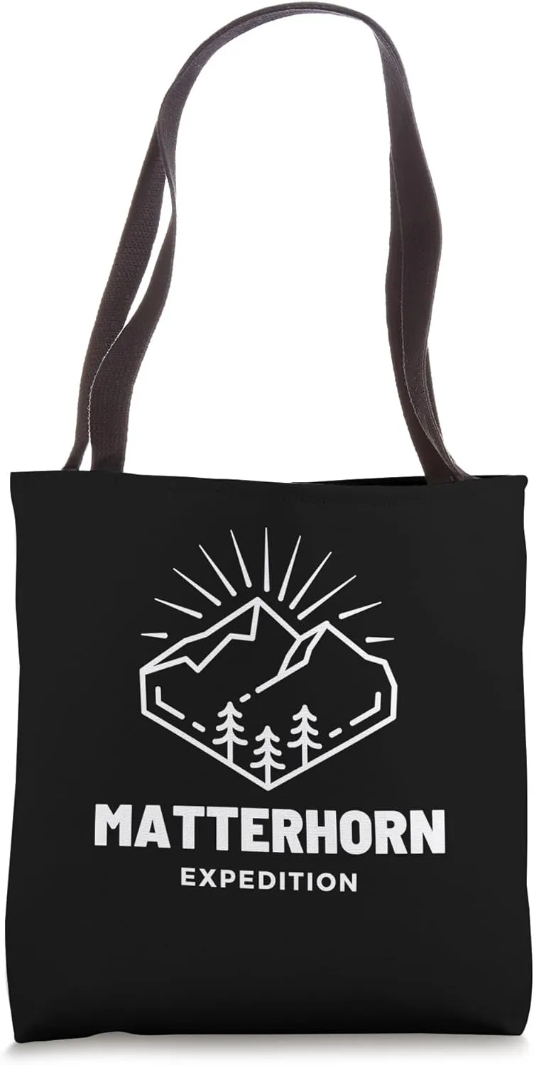 Matterhorn ascent Hörnligrat Switzerland peak Zermatt Tote Bag