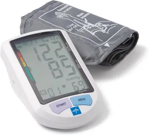 Medline Elite Adult Automatic Digital Blood Pressure Monitor, Advanced Design and Proprietary Programming for Automatic Inflation and Error Detection