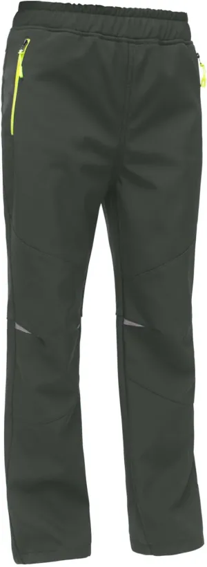 MEILONGER Boys Girls Softshell Hiking Pants Fleece Lined Skiing Snow Pants Kids Outdoor Trousers