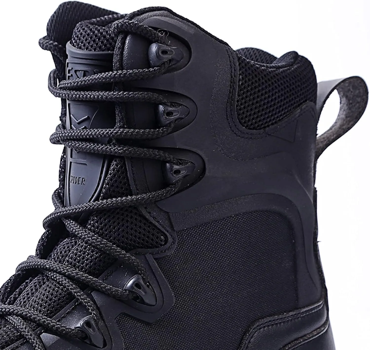 Men's Hiking Boots Waterproof Lightweight High Rise Outdoor Trekking Walking Shoes-Black||EU44/US10