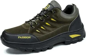 Men's Hiking Shoes Breathable Waterproof Non-Slip Outdoor Lightweight Low Top Ankle Boots Hike Trekking Camping Shoes