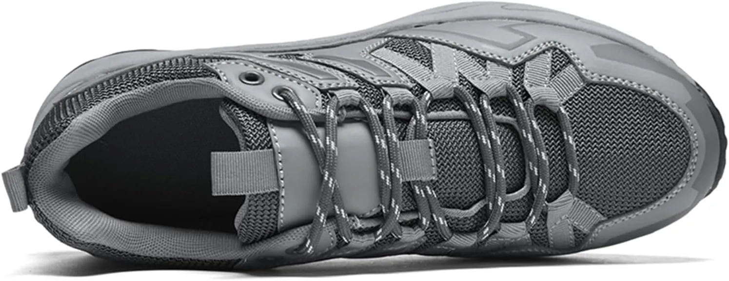 Men's Hiking Shoes Wear-Resistant Anti-Slip Outsole,Lightweight Comfort Soft Insole,Water-Proof Suede Upper Breathable Mesh for Outdoor Trailing Backpacking Camping