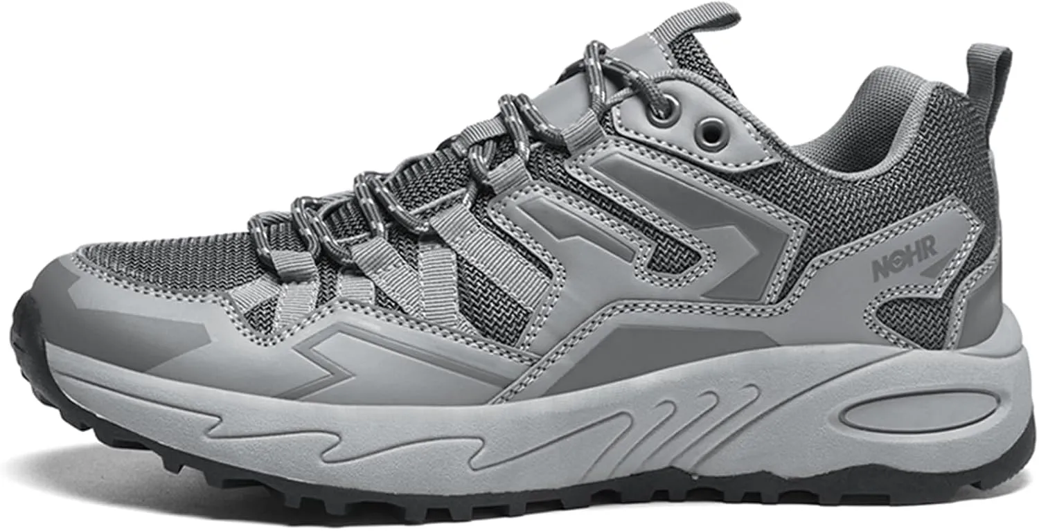 Men's Hiking Shoes Wear-Resistant Anti-Slip Outsole,Lightweight Comfort Soft Insole,Water-Proof Suede Upper Breathable Mesh for Outdoor Trailing Backpacking Camping