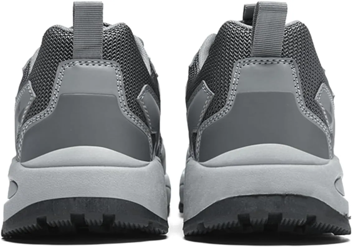 Men's Hiking Shoes Wear-Resistant Anti-Slip Outsole,Lightweight Comfort Soft Insole,Water-Proof Suede Upper Breathable Mesh for Outdoor Trailing Backpacking Camping