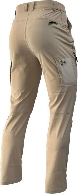 Men's Lightweight Hiking Pants Quick Dry Waterproof Stretch Travel Fishing Camping Work Cargo Pants Zipper Pockets