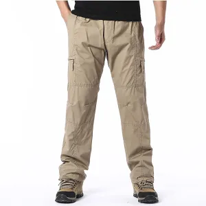 Mens Pants Casual Mencomfy Cargo Pants Relaxed Fit Straight Leg Outdoor Work Athletic Workout Joggers with Pocket