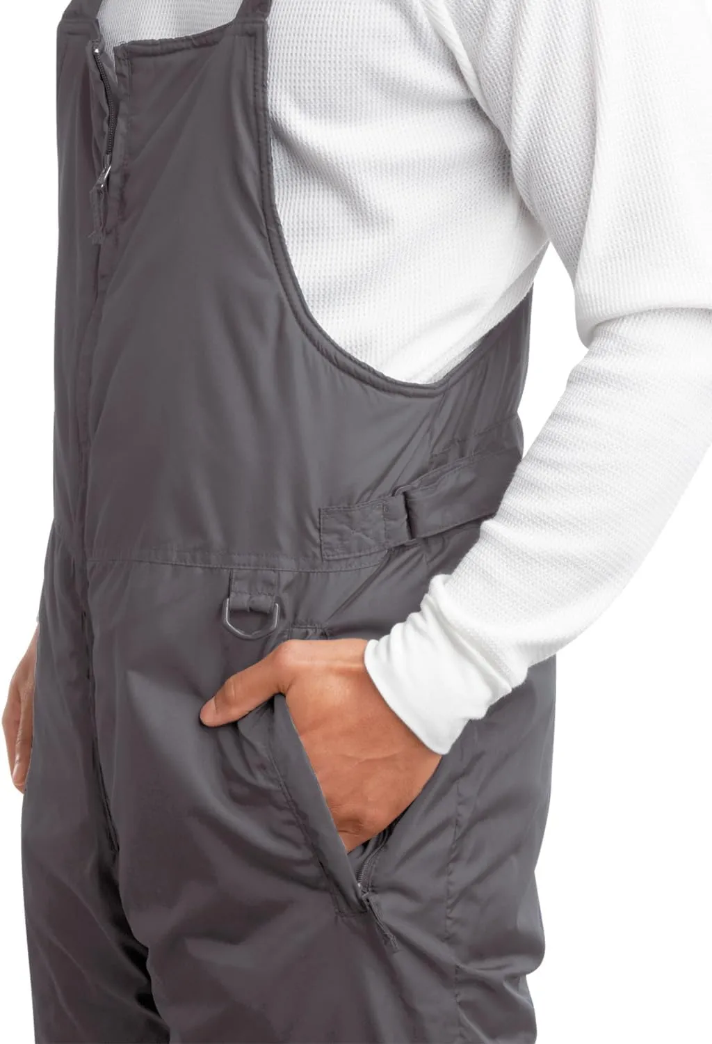 Men’s Snow Bib – Insulated Waterproof Snow Pants Ski/Snowboard Overalls (S-2XL)