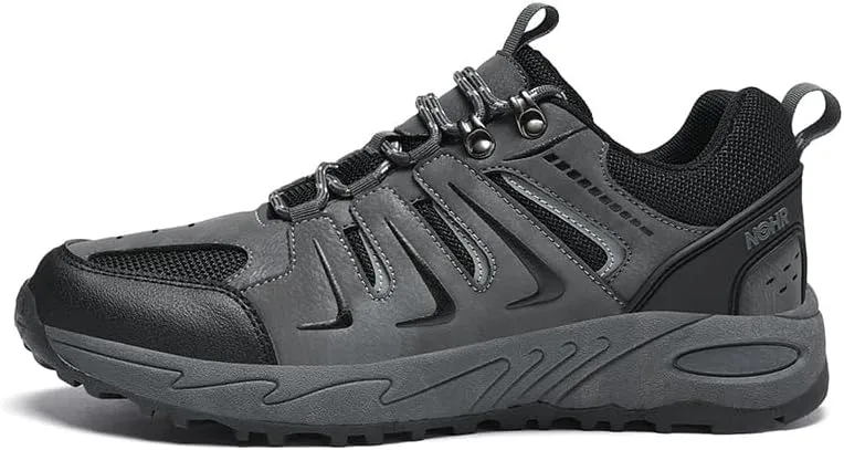 Men's Trekking Shoes Wear-Resistant Anti-Slip Outsole,Lightweight Comfort Soft Insole,Water-Proof Suede Upper Breathable Mesh for Outdoor Hiking Backpacking Camping