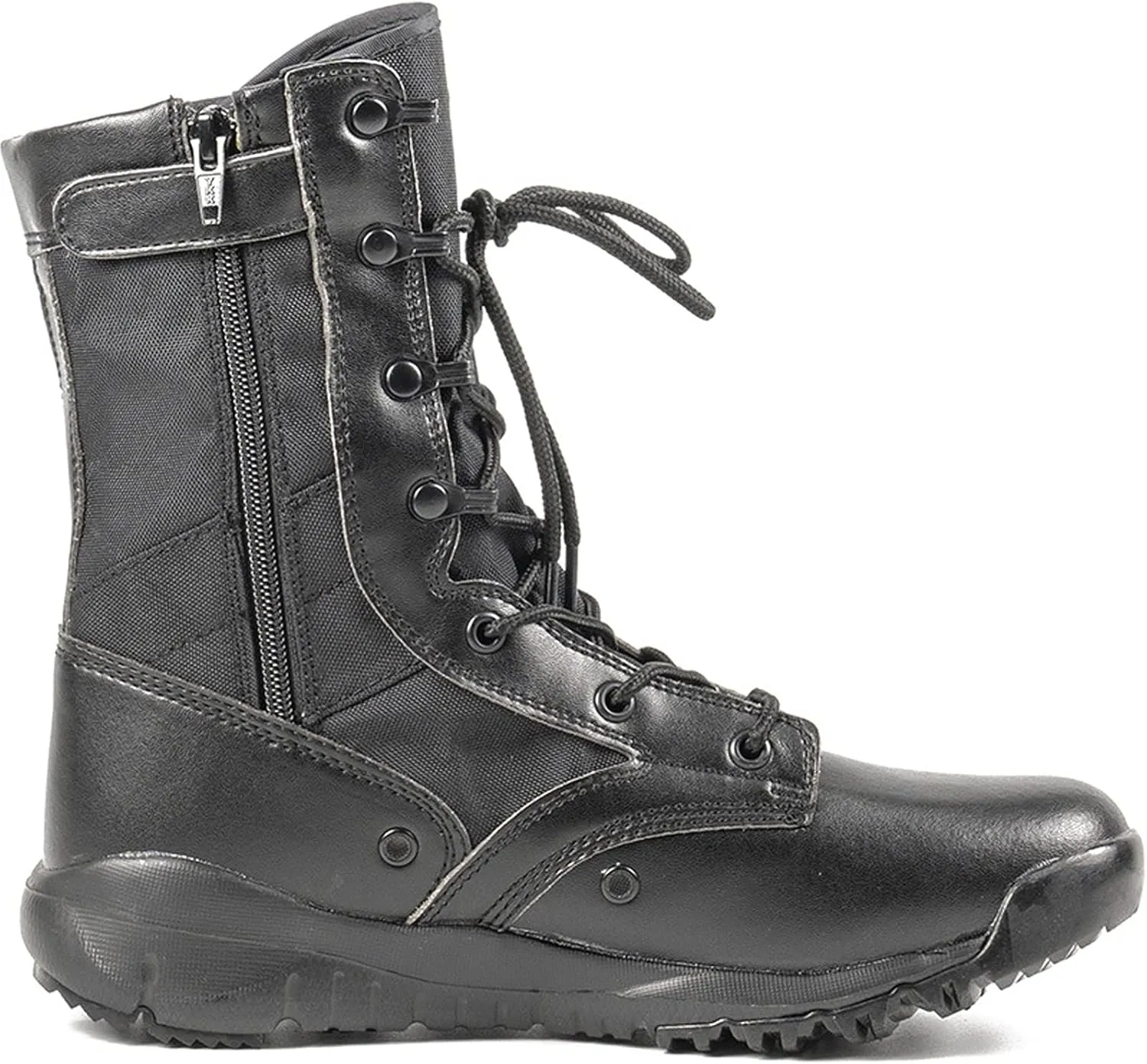 Men's Waterproof Hiking Boots Lightweight Non-Slip High Top Trekking Walking Shoes-Black||EU45/US11
