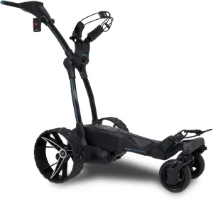 MGI Navigator Ai GPS  Electric Golf Cart - 36 Hole Lithium Battery - Remote Control - Accessories Included (Drink, Umbrella, & GPS Phone Holder), Plastic material, Black