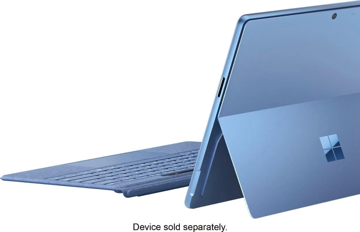 Microsoft Surface Pro Flex Keyboard with Slim Pen Bundle, 2-in-1 Alcantara keyboard for Surface Pro Copilot  (11th Edition), Pro 9 and 8, Windows 11 Copilot  PC, Sapphire