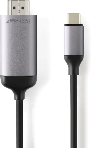 MINIX NEO-C-4KGR, USB-C to 4K HDMI Cable - for iOS, Windows & Chrome OS, Grey
