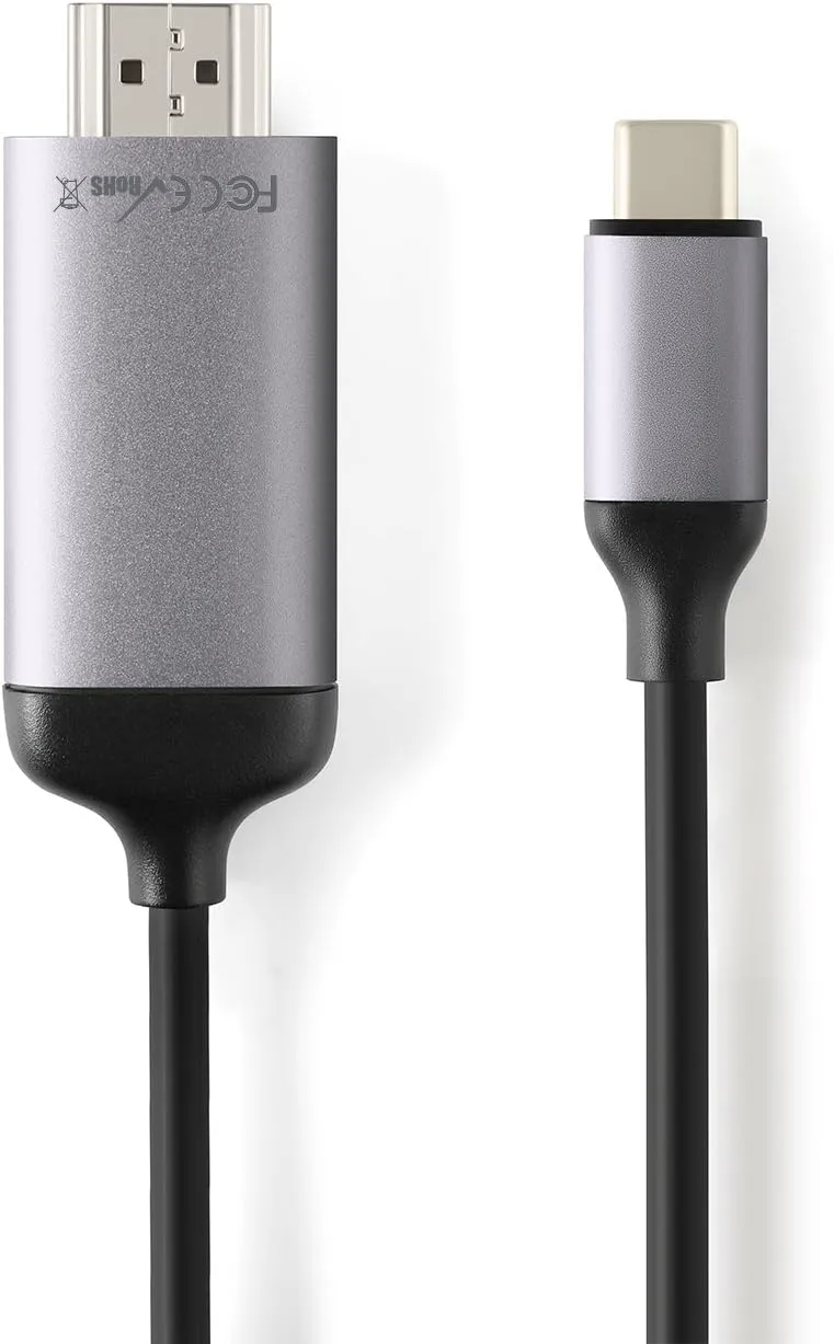 MINIX NEO-C-4KGR, USB-C to 4K HDMI Cable - for iOS, Windows & Chrome OS, Grey