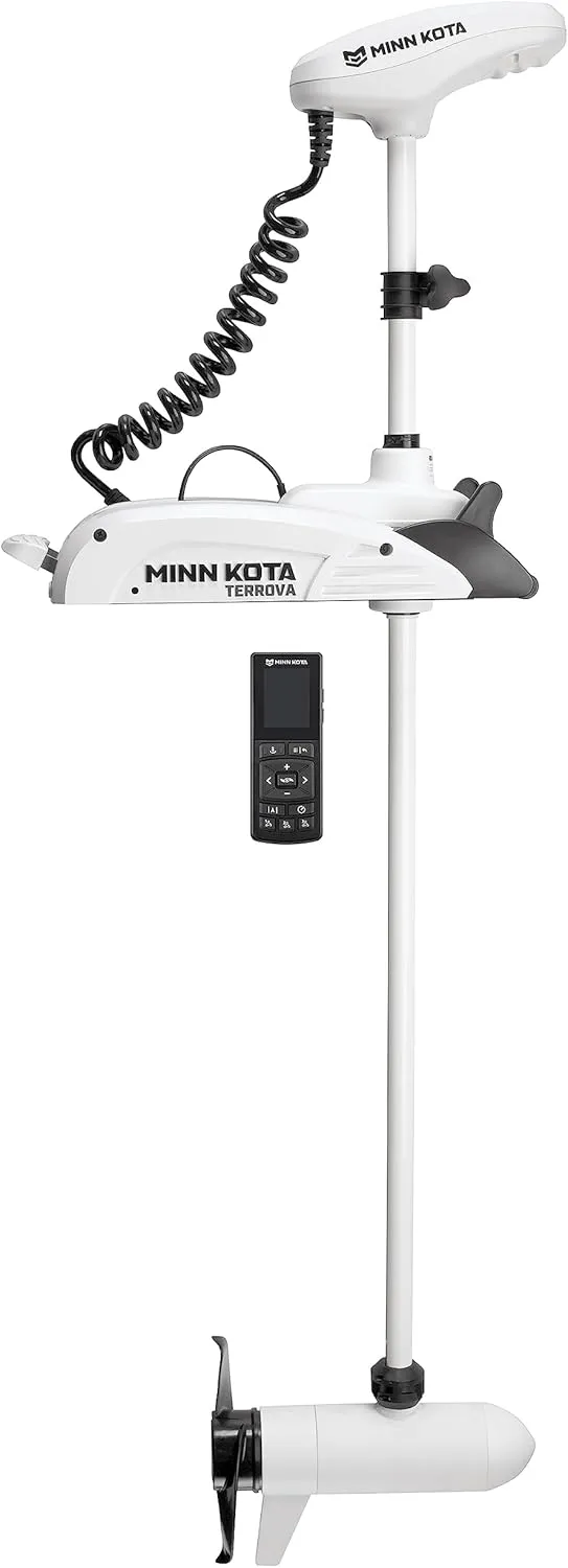 Minn Kota Riptide Terrova Bow-Mount Trolling Motor with GPS, Spot-Lock, 80 Lb. Thrust, 54 in. Shaft, Saltwater
