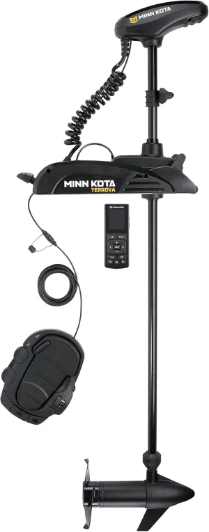 Minn Kota Terrova Bow-Mount Electric Trolling Motor with GPS, Spot-Lock, Dual Spectrum Chirp Sonar, 55 Lb. Thrust, 45 in. Shaft, Freshwater