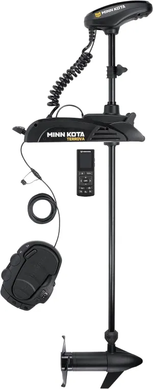 Minn Kota Terrova Bow-Mount Electric Trolling Motor with GPS, Spot-Lock, Dual Spectrum Chirp Sonar, 55 Lb. Thrust, 54 in. Shaft, Freshwater