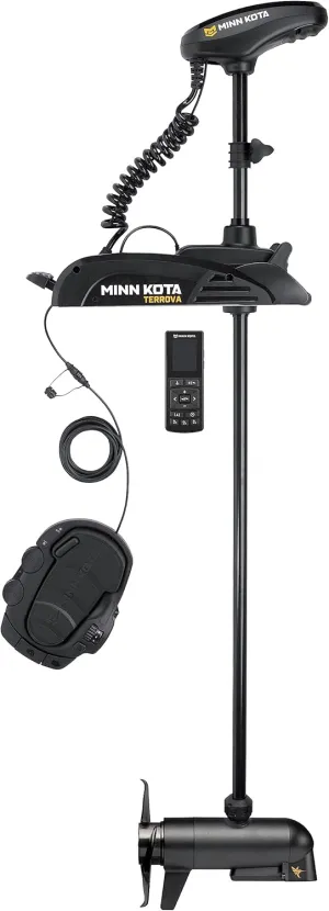 Minn Kota Terrova Bow-Mount Electric Trolling Motor with GPS, Spot-Lock, MEGA Down Imaging, 80 Lb. Thrust, 45 in. Shaft, Freshwater