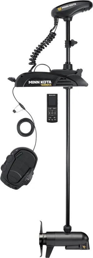 Minn Kota Terrova Bow-Mount Electric Trolling Motor with GPS, Spot-Lock, MEGA Down Imaging, 80 Lb. Thrust, 60 in. Shaft, Freshwater