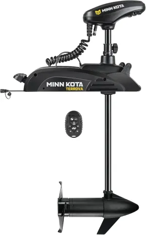 Minn Kota Terrova Kayak Freshwater Bow-Mount Electric Trolling Motor with GPS and Safety Switch Kit, 55 Lb. Thrust, 36 in. Shaft, Includes Wireless Micro Remote