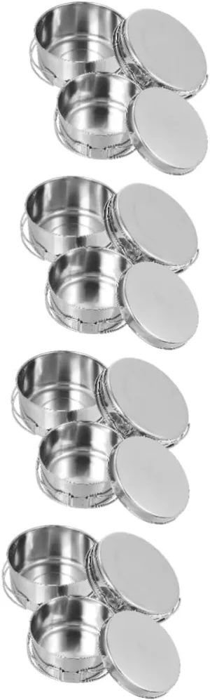 Mipcase Picnic Cooker Pot Stackable Camping Skillet Mini Camping Stove Cutlery Camping Stove Propane Picnic