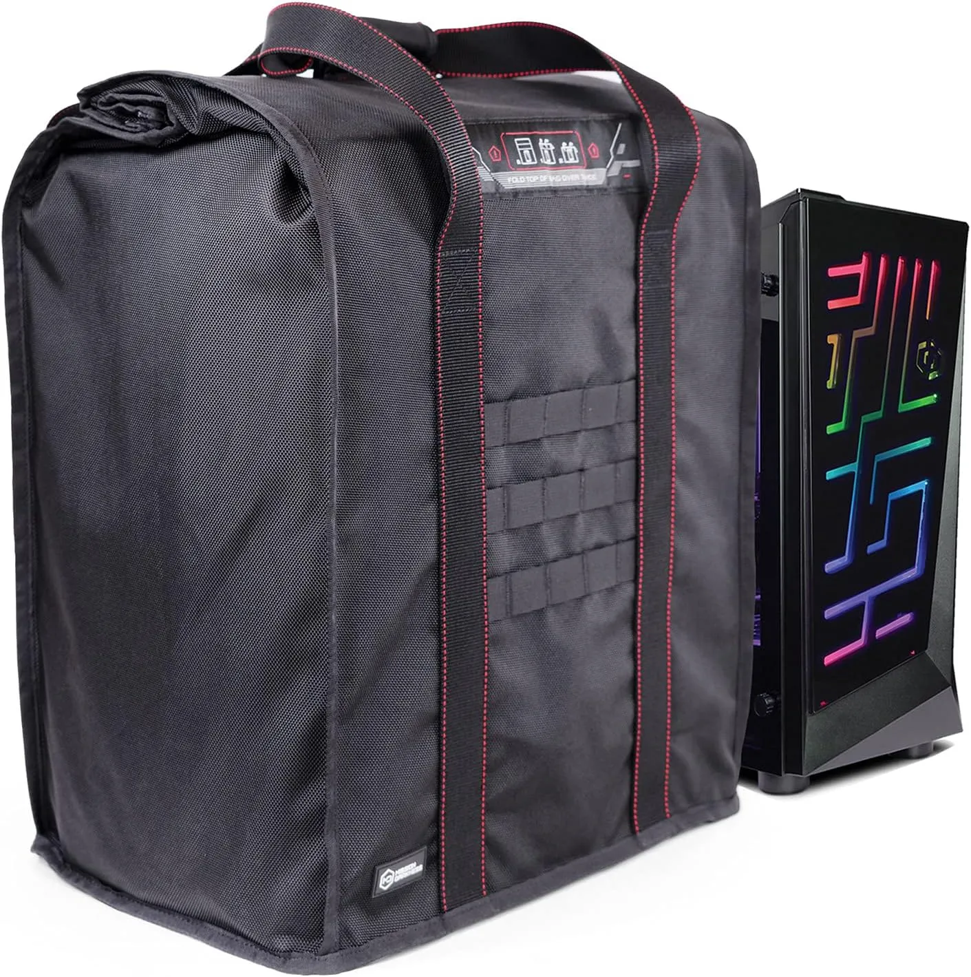 Mission Darkness T10 Faraday Bag for Computer Towers & XL Electronics – Military-Grade RF Signal Blocking, EMP & CME Protection – Digital Forensics, Preppers, and Personal Security – Made in USA