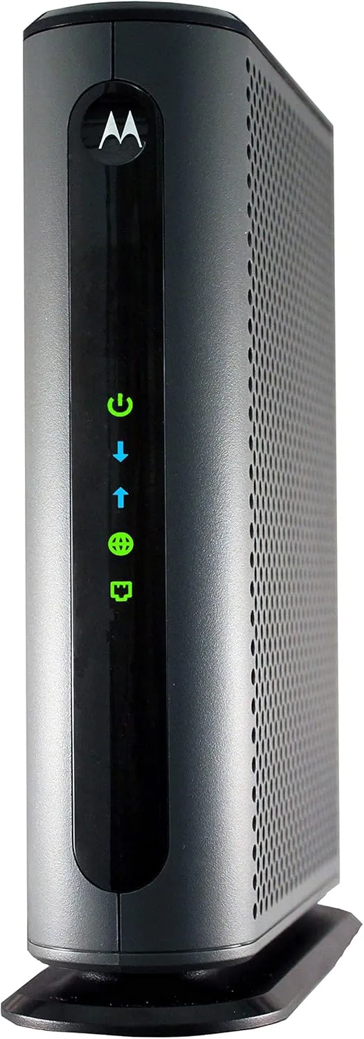 Motorola MB8600 DOCSIS 3.1 Cable Modem - Approved for Comcast Xfinity, Cox, and Charter Spectrum, Supports Cable Plans up to 1000 Mbps | 1 Gbps Ethernet Port