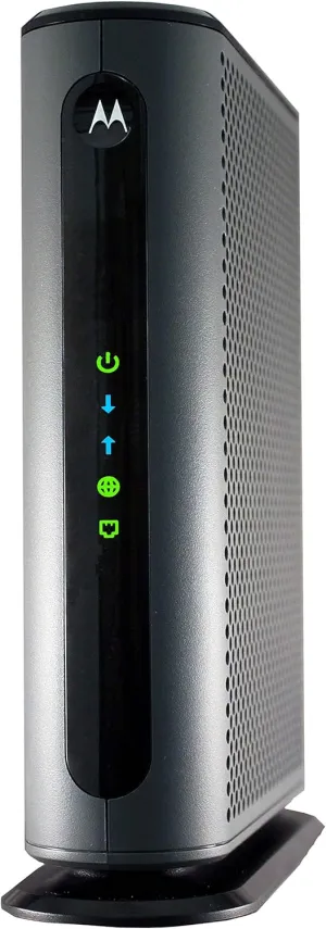 Motorola MB8600 DOCSIS 3.1 Cable Modem - Approved for Comcast Xfinity, Cox, and Charter Spectrum, Supports Cable Plans up to 1000 Mbps | 1 Gbps Ethernet Port