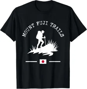 Mount Fuji Trails Hiker Japanese Volcano Trekking Japan T-Shirt