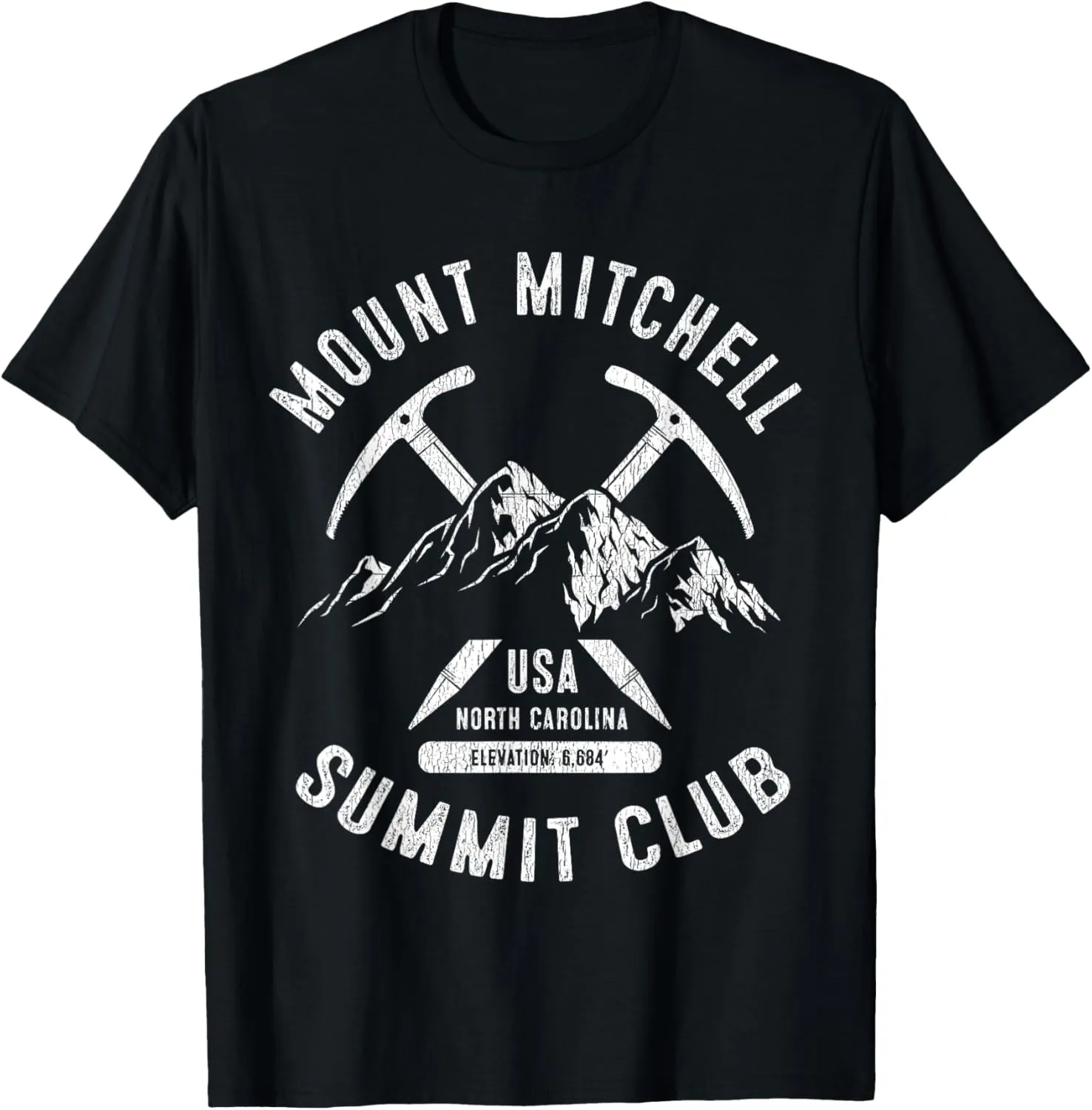 Mount Mitchell Summit Club I Climbed Mt Mitchell T-Shirt