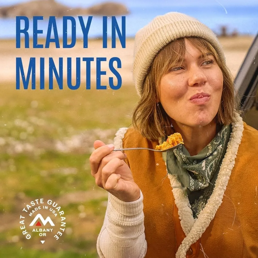 Mountain House Freeze Dried Scrambled Eggs with Bacon #10 Can Hunting, Camping, Backpacking Food Backed by a 30-Year Taste Guarantee Survival and Emergency Ready to Eat Food Gluten Free 6 Cans