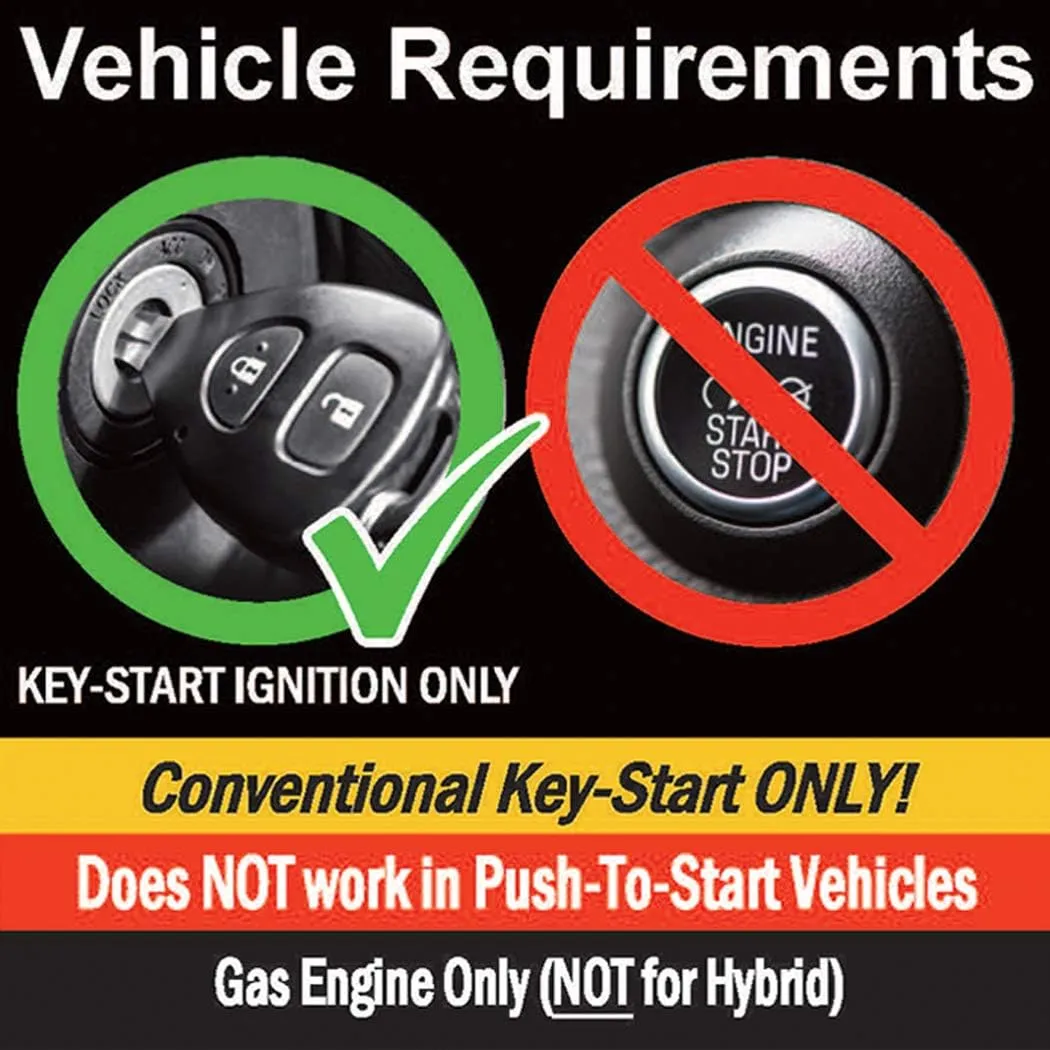 MPC Complete Plug-n-Play 1-Button Remote Start Kit Compatible with Chevrolet Silverado 2500 2007-2014 EZ Connect T-Harness - Firmware Preloaded