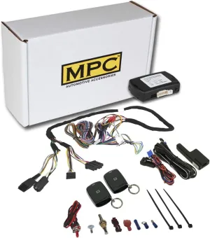 MPC Complete Plug-n-Play 1-Button Remote Start Kit Compatible with Chevrolet Silverado 2500 2007-2014 EZ Connect T-Harness - Firmware Preloaded
