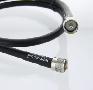 MPD Digital U.S.A Made Andrew Commscope CNT-400 Coaxial RF Coax HAM, CB, GPS, RFID, w/UHF PL259 connectors, 45FT